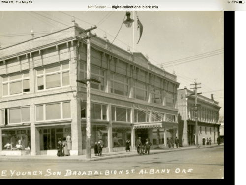 Menswear Albany Or Se Young And Son The Natty Dresser Building History 1